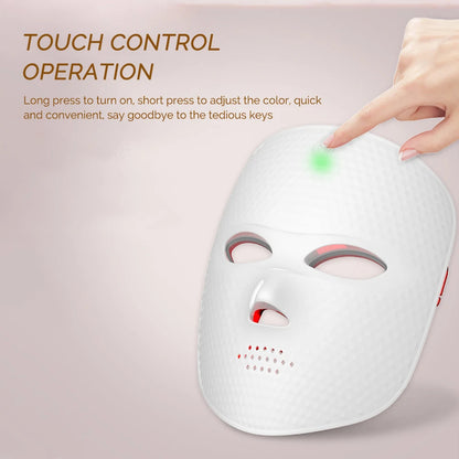 7-Color Wireless LED Face Mask – Your At-Home Skincare Upgrade.