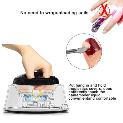 36W Electric Steam Gel Nail Polish Remover – Effortless Gel Removal at Home