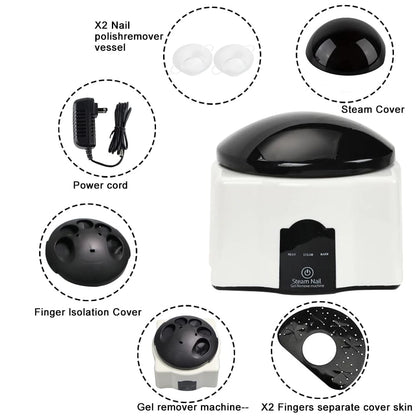 36W Electric Steam Gel Nail Polish Remover – Effortless Gel Removal at Home